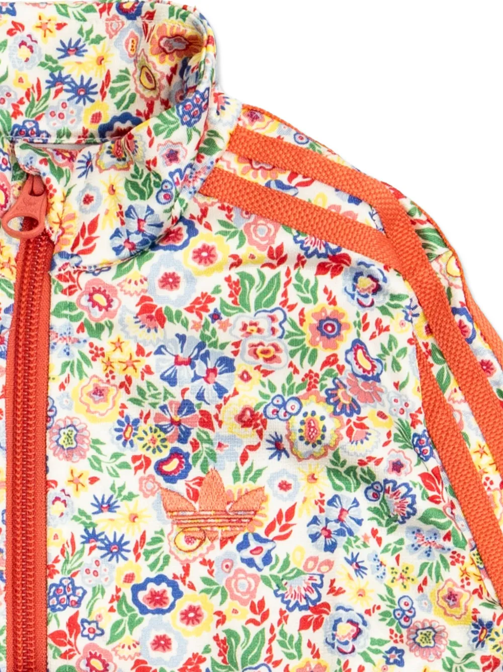 adidas Kids Trainingspak met bloemenprint Oranje