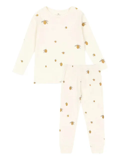 Konges Sløjd lemon-motif pajamas