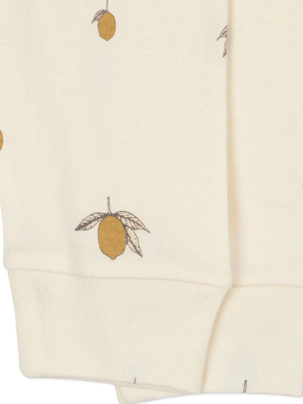 Konges Sløjd Pyjama met citroen patroon Beige