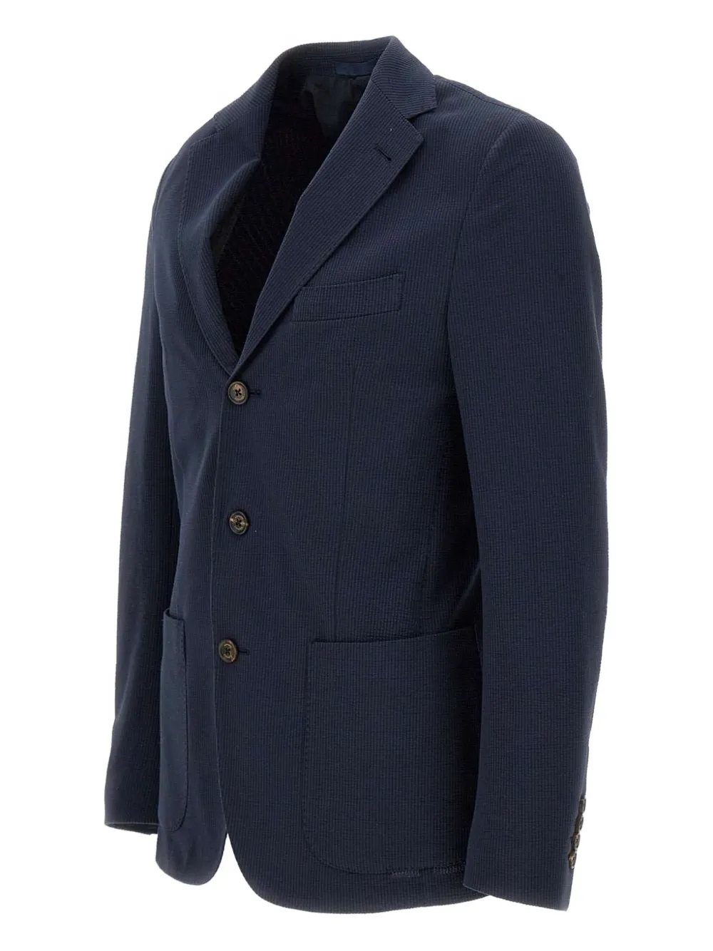 Eleventy Blazer met enkele rij knopen Blauw