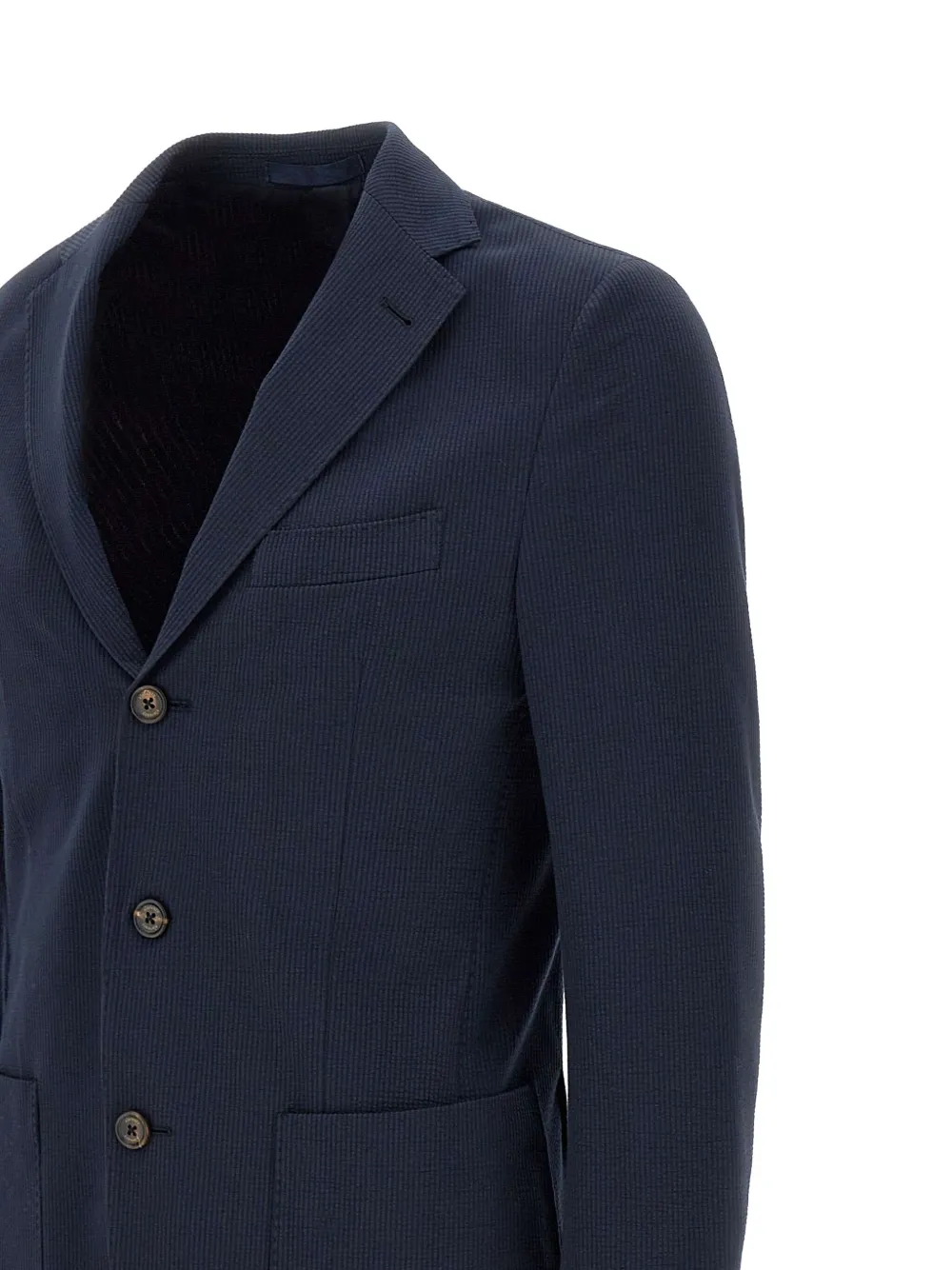Eleventy Blazer met enkele rij knopen Blauw