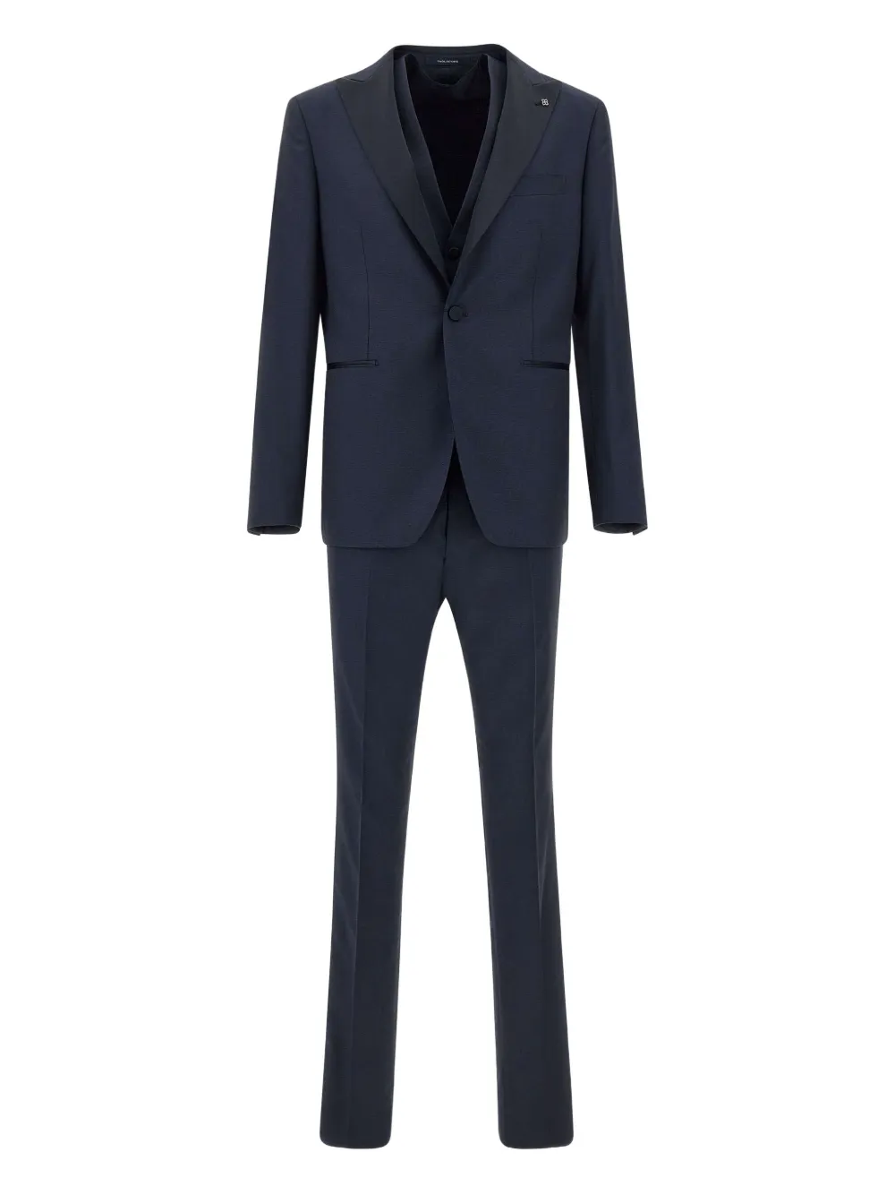 Tagliatore brooch-detail three-piece suit | Blue | Image 1