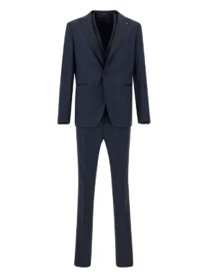 Tagliatore single-breasted Suit | Blue | FARFETCH RO Tagliatore single-breasted Suit | Blue | FARFETCH RO