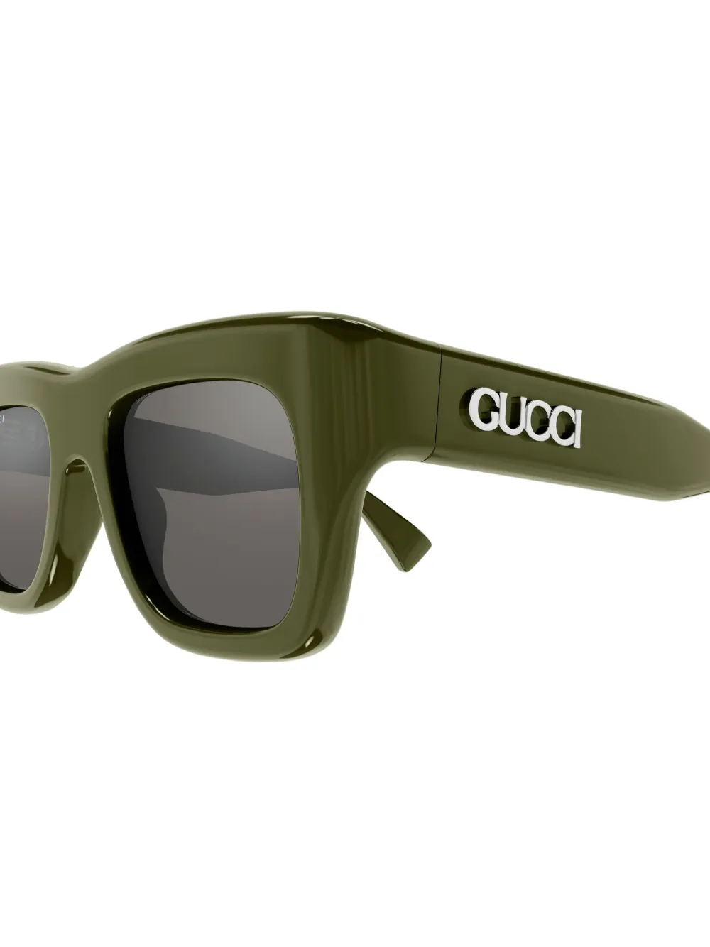 Gucci Eyewear Zonnebril met logo Groen