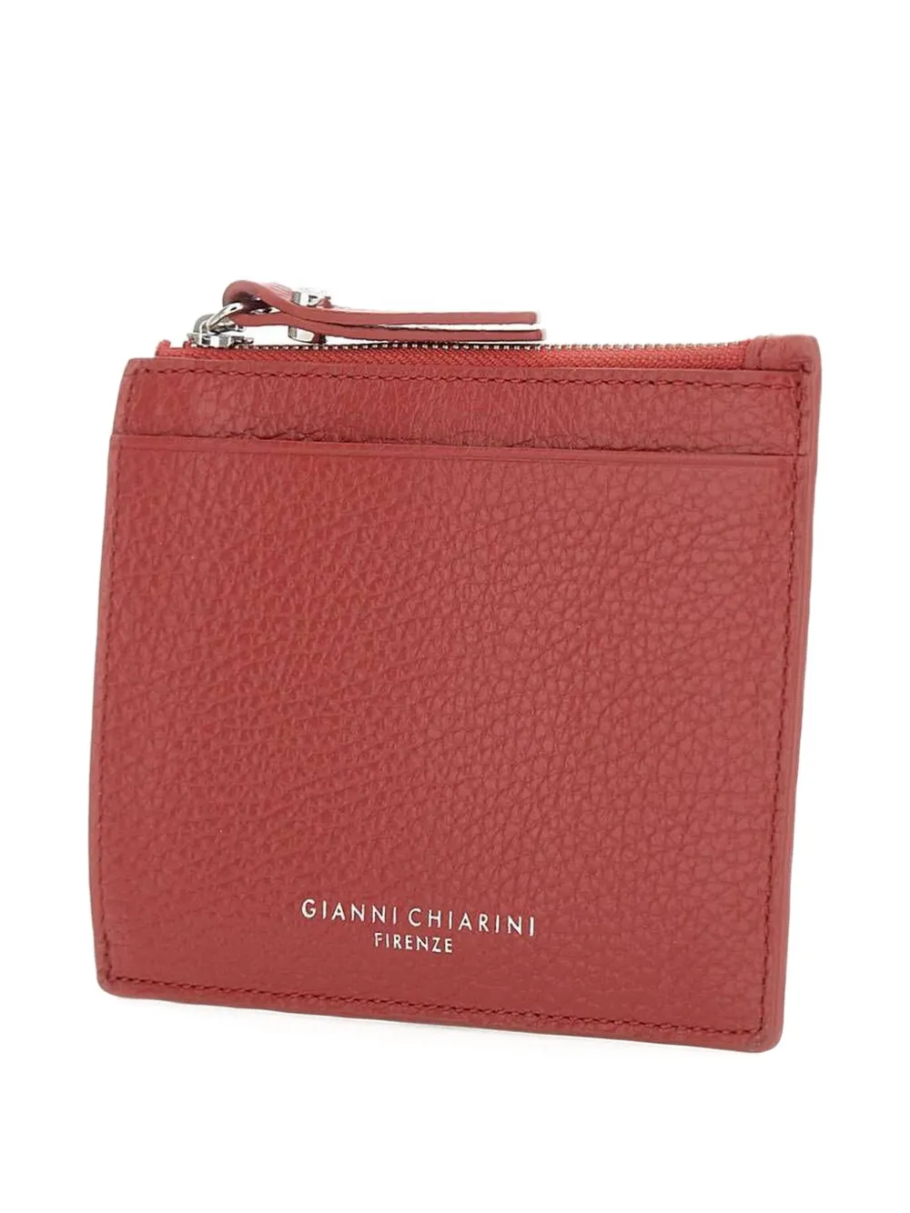 GIANNI CHIARINI Leren pasjeshouder Rood