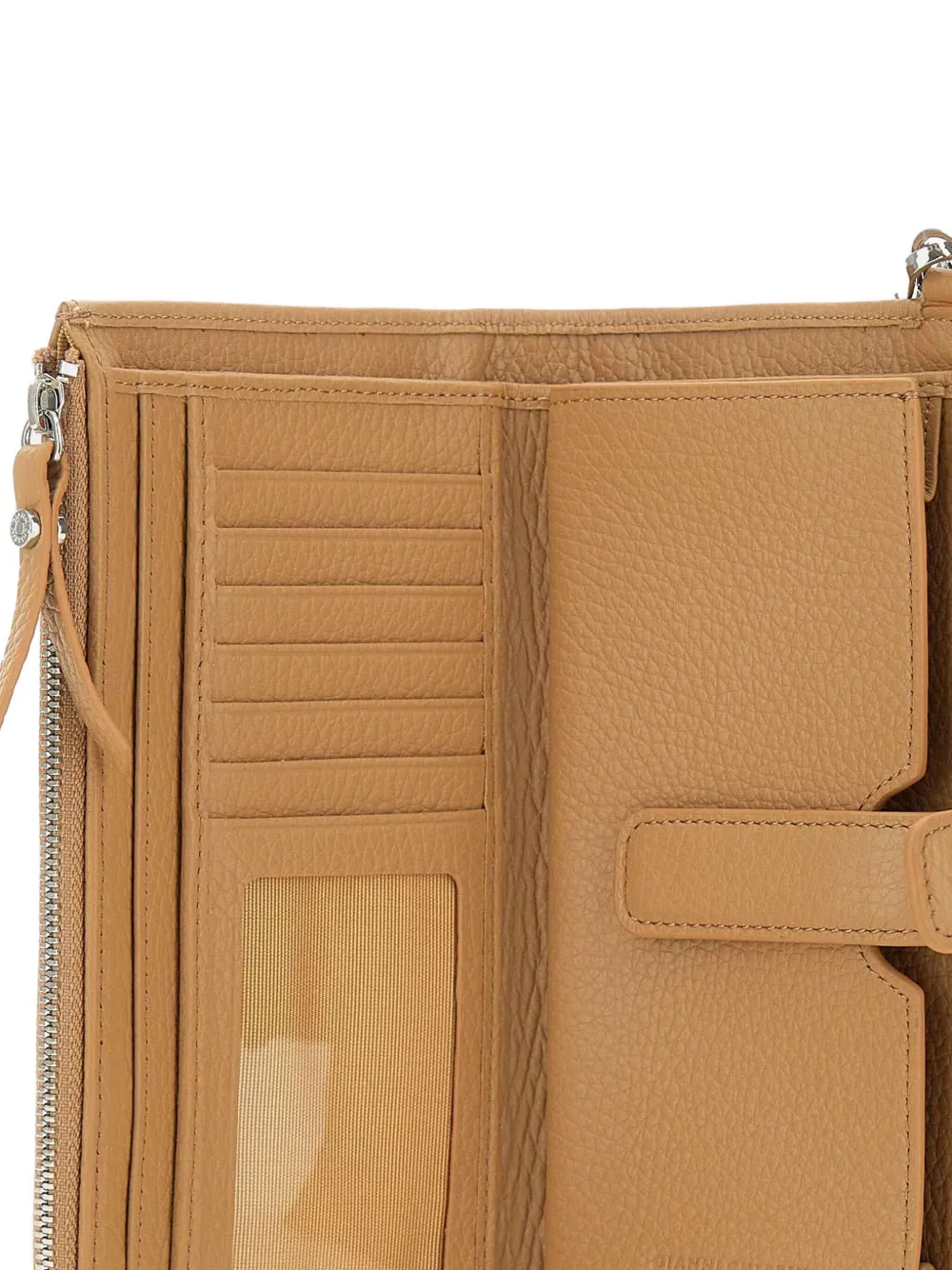 GIANNI CHIARINI Leren portemonnee Beige