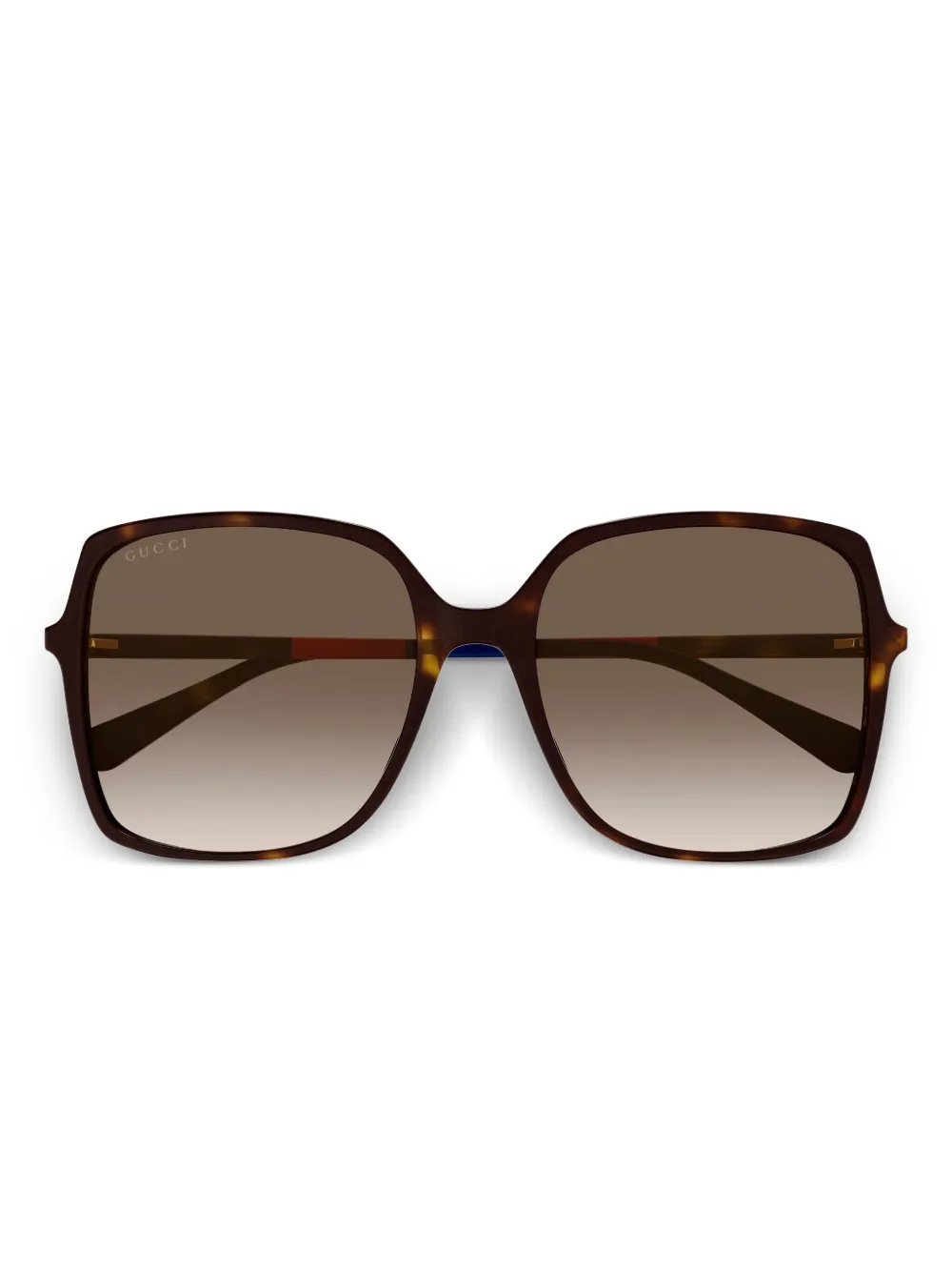 Gucci Havana-havana-brown Recycled Acetate Sunglasses In Brown