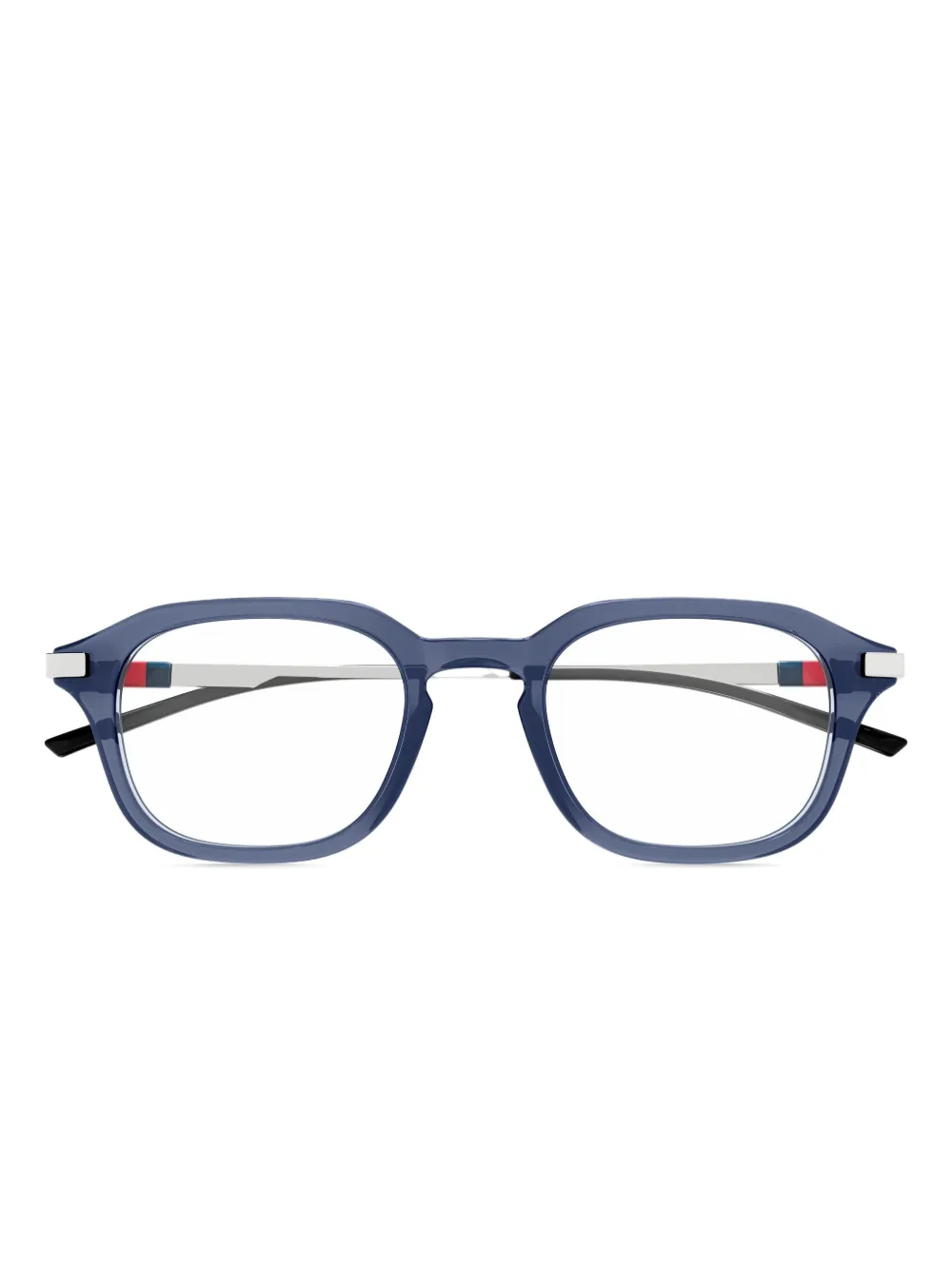 Gucci Eyewear lunettes de vue à détail Web | bleu | Image 1