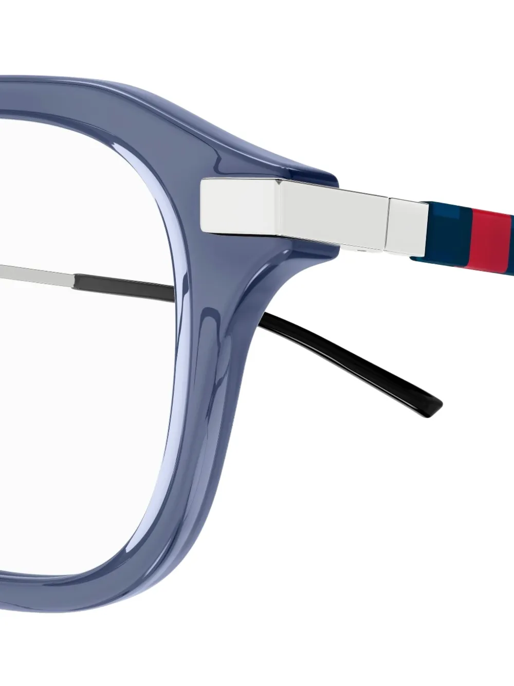 Gucci Eyewear Bril met webdetail Blauw