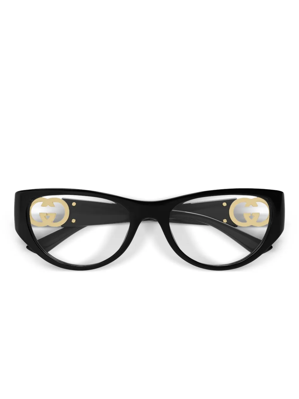Gucci Eyewear Bril met cat-eye montuur Zwart