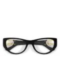 Gucci Eyewear cat-eye frame glasses - Black