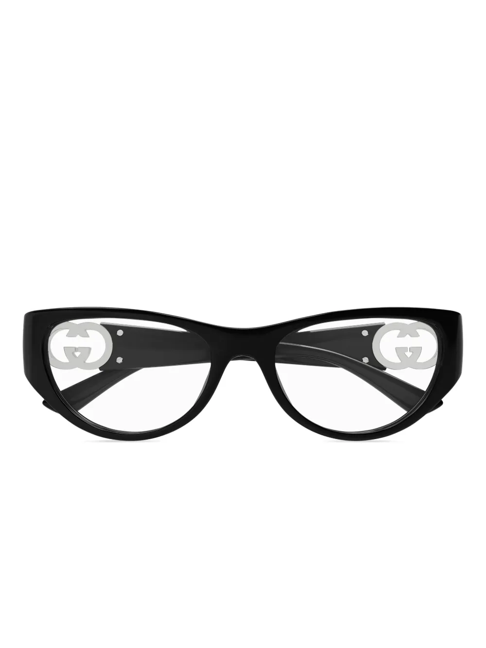 Gucci Eyewear Bril met cat-eye montuur Zwart