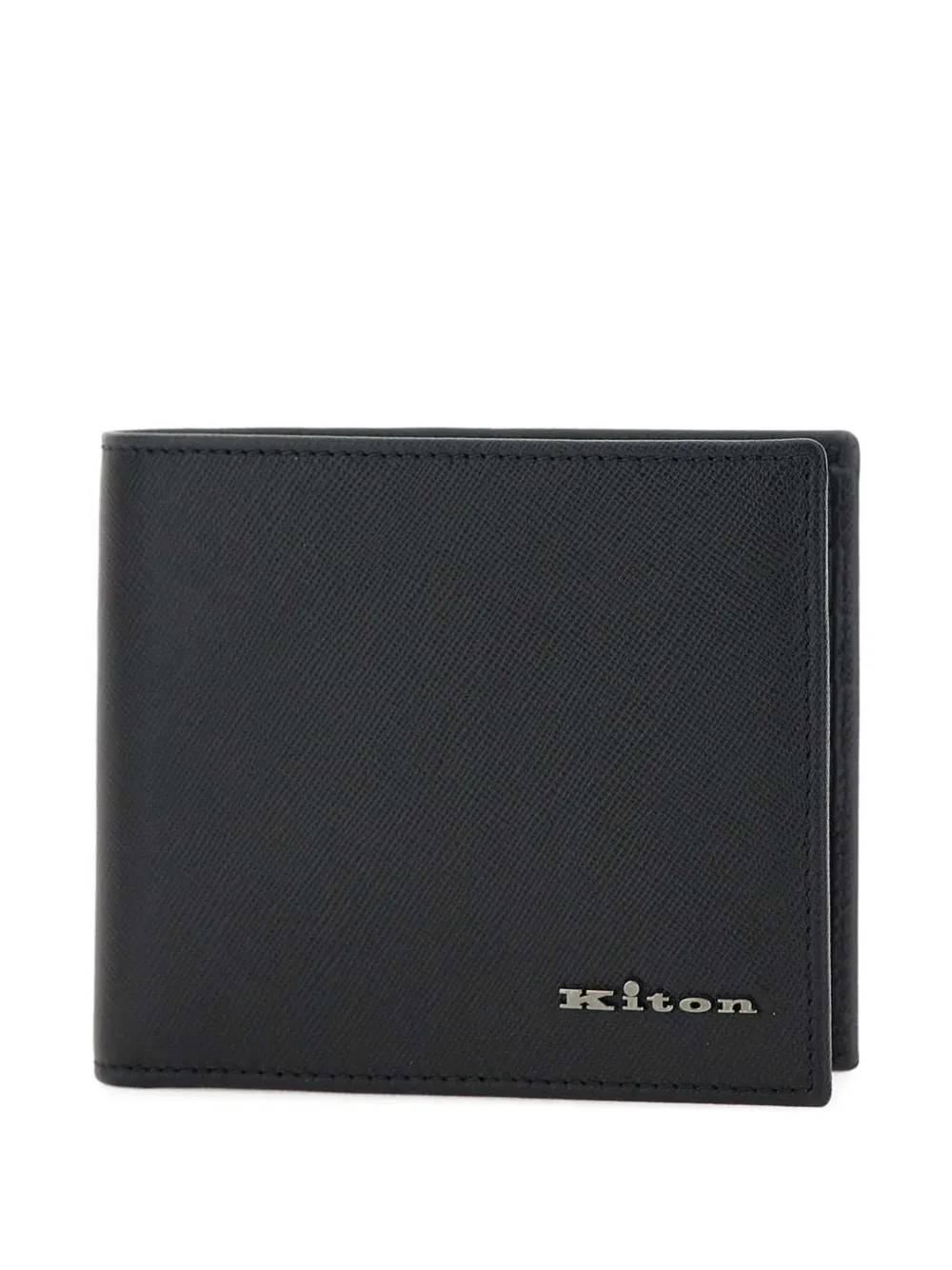 Kiton cartera con compartimentos y cierre | negro | Image 1