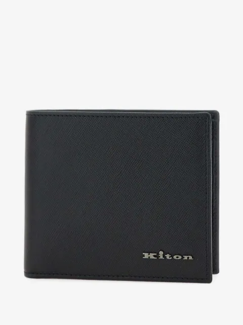 Kiton cartera con compartimentos y cierre