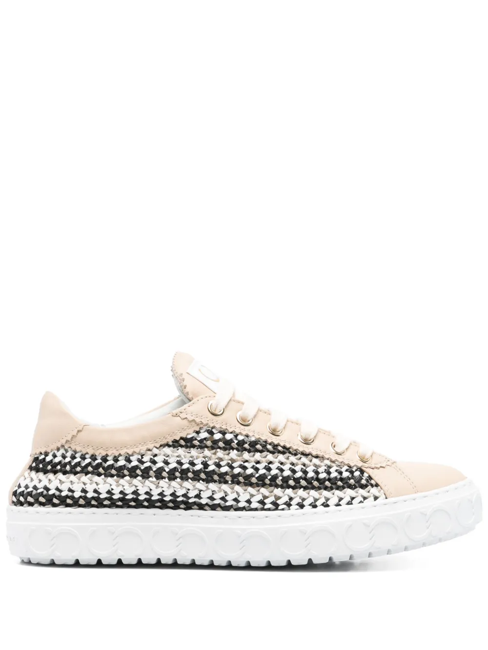 Casadei woven sneakers Neutrals