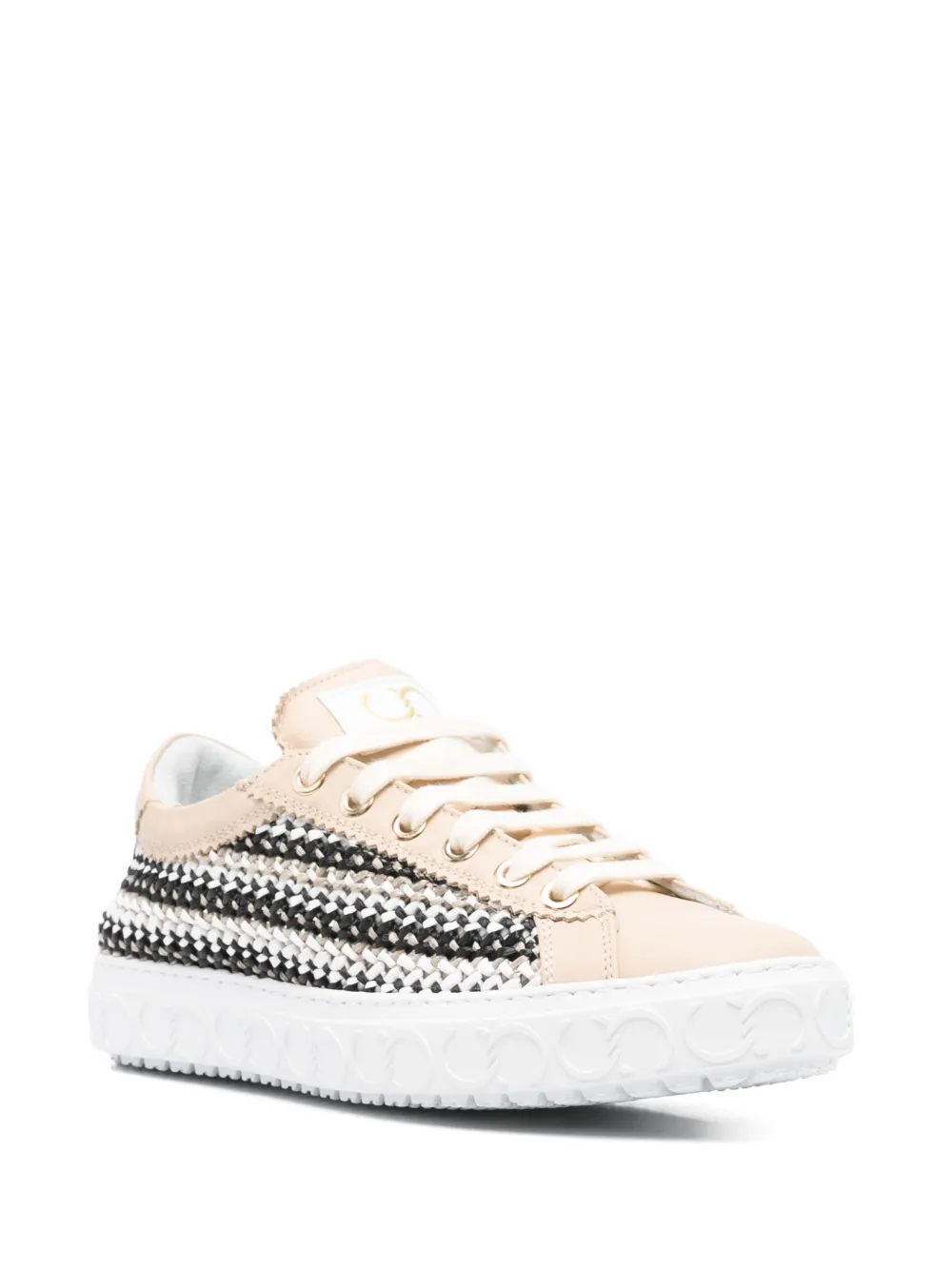 Casadei woven sneakers Neutrals