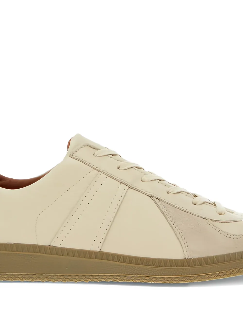 Reproduction Of Found Leather-panel Sneakers In Neutral