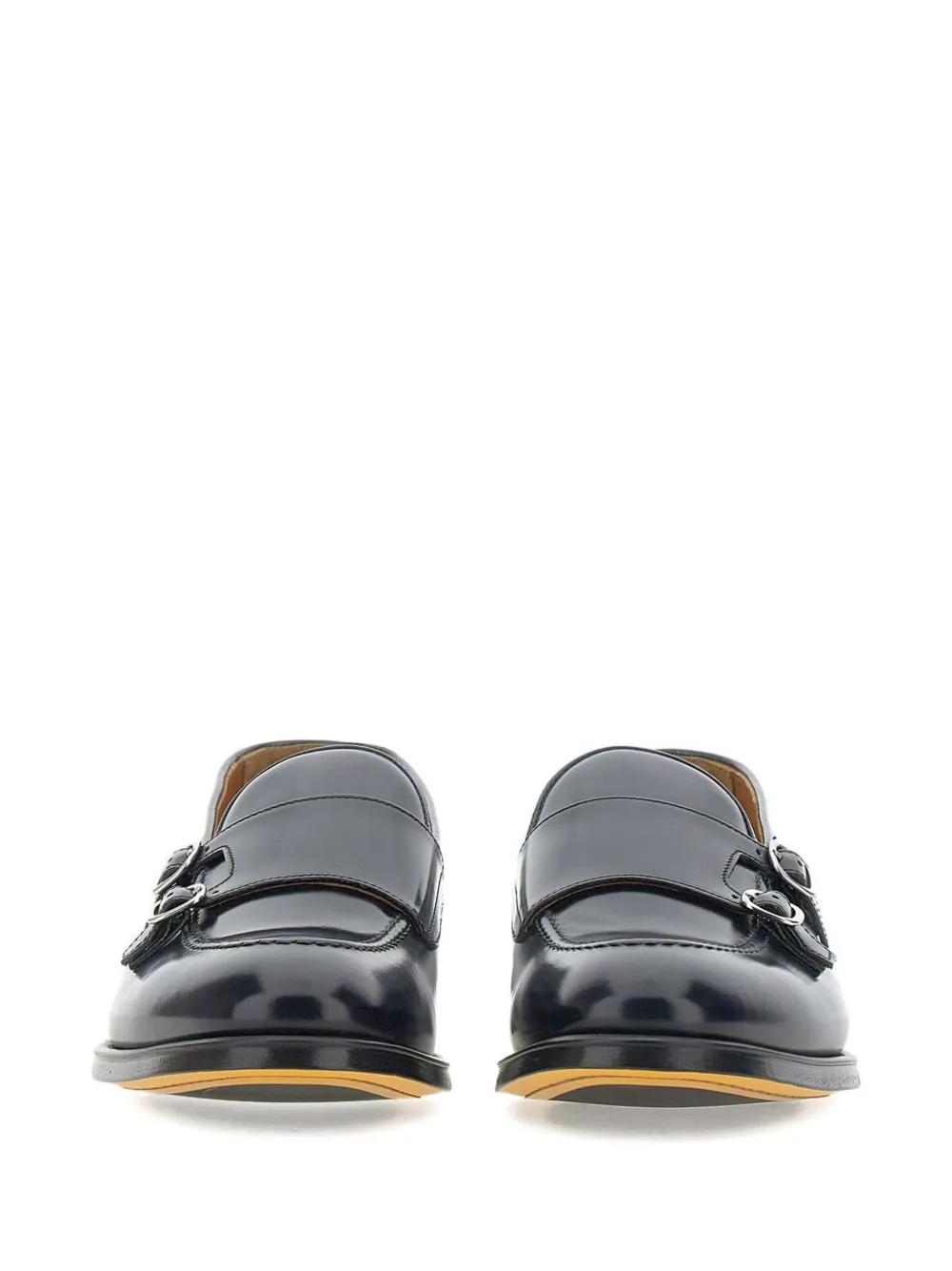 Doucal's leather loafers Blue
