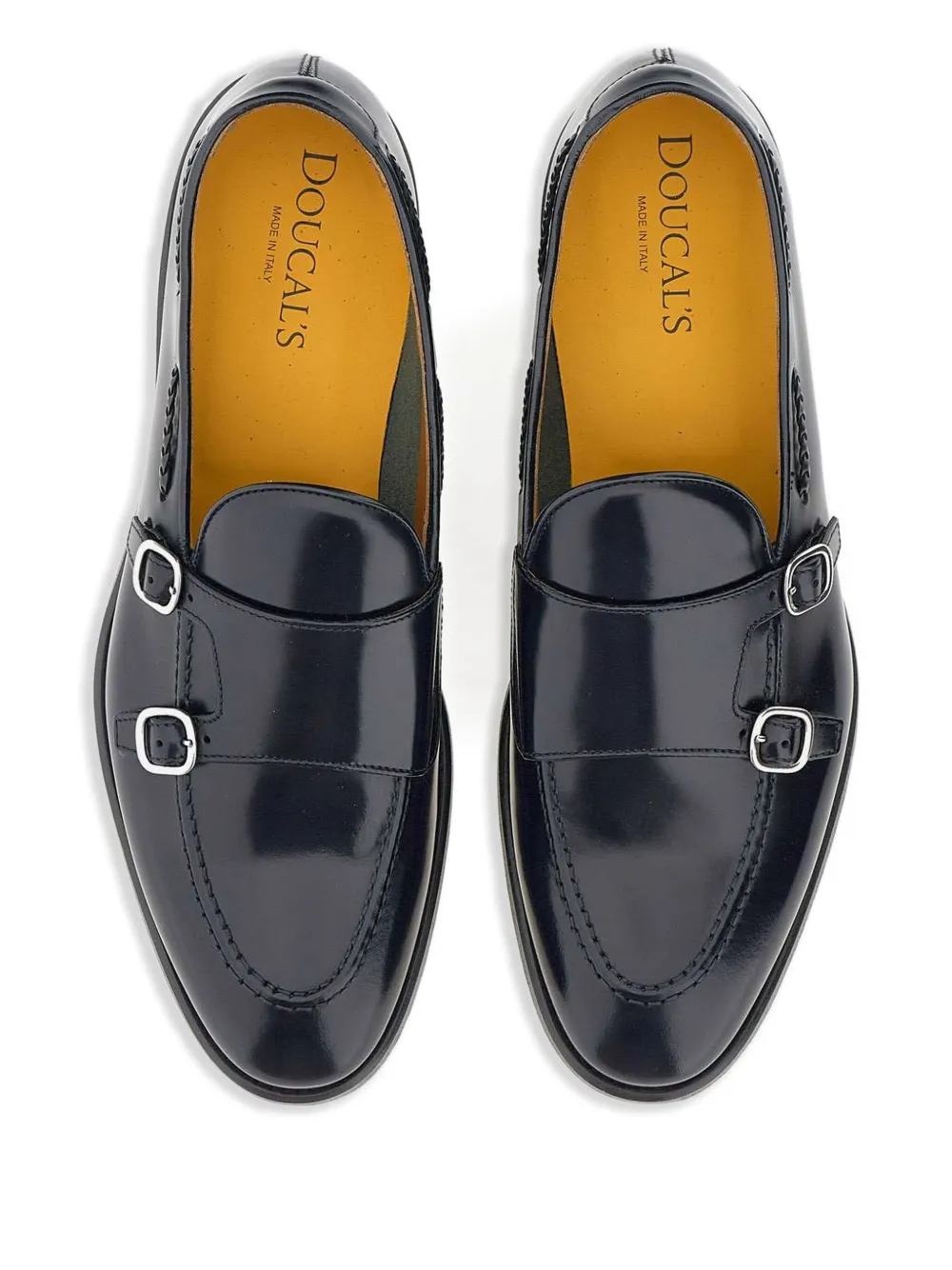 Doucal's leather loafers Blue