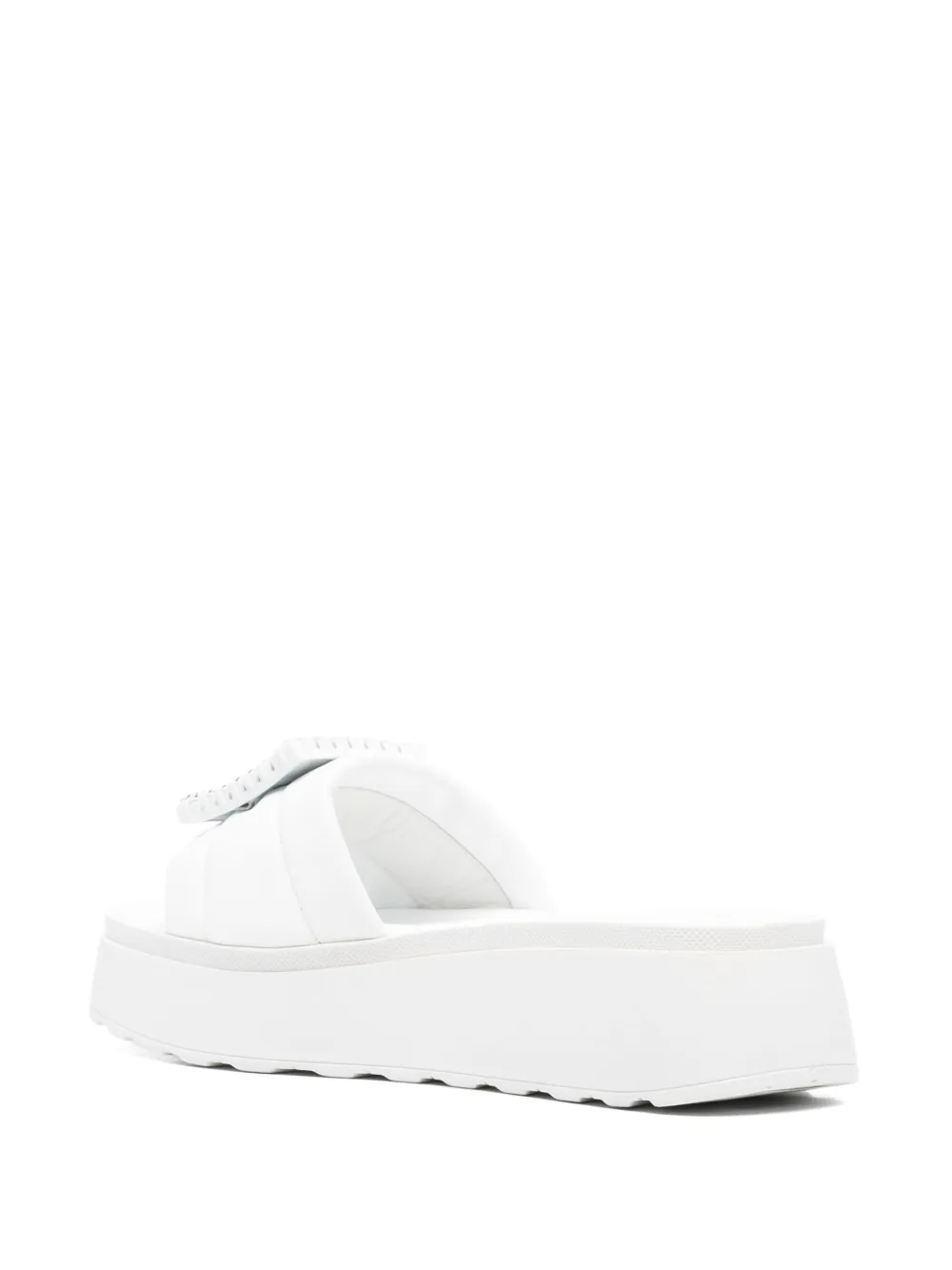 Casadei 40mm crystal-embellished sandals White