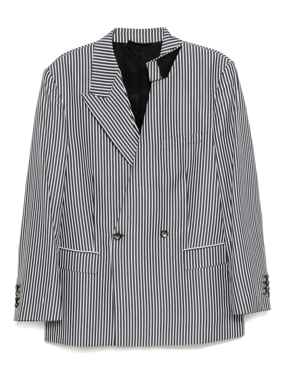 marina yee blazer con doble botonadura | negro | Image 1