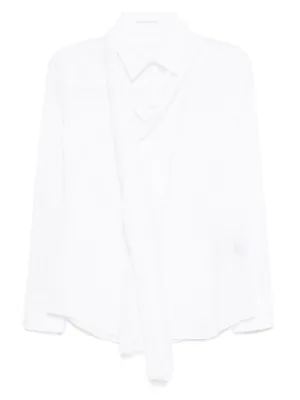 Yohji Yamamoto Cotton Shirt | White | FARFETCH RO