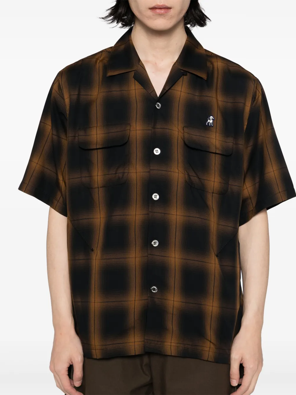 Undercover Geruit overhemd Oranje