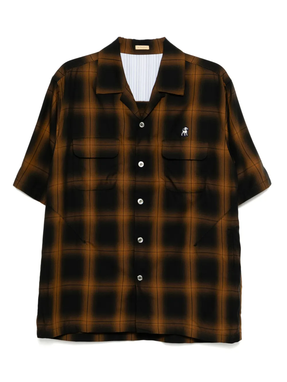 Undercover camisa con cuadros estampados | naranja | Image 1