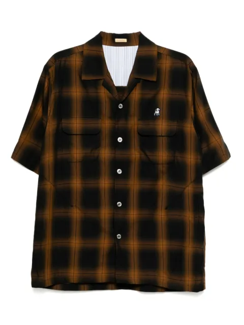 Undercover camisa con cuadros estampados