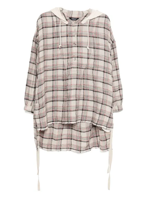 Undercover hoodie a cuadros