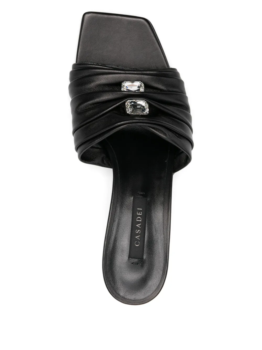 Casadei Leren sandalen Zwart