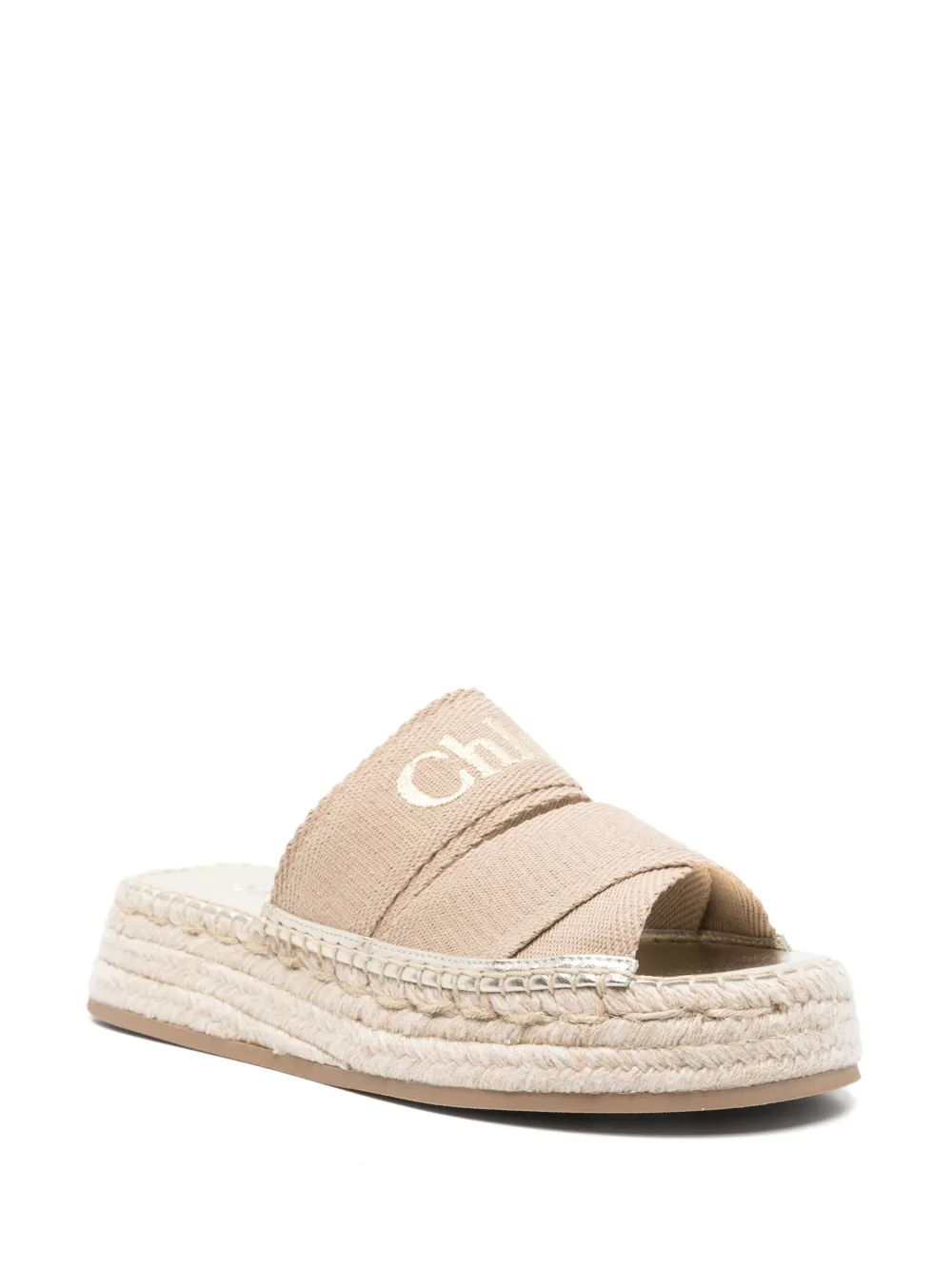 Chloé Pre-Owned Mila espadrilles - Beige