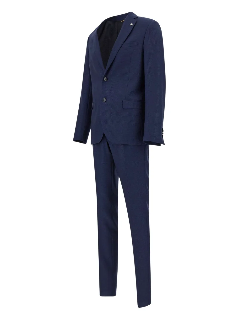Manuel Ritz Pak met enkele rij knopen Blauw