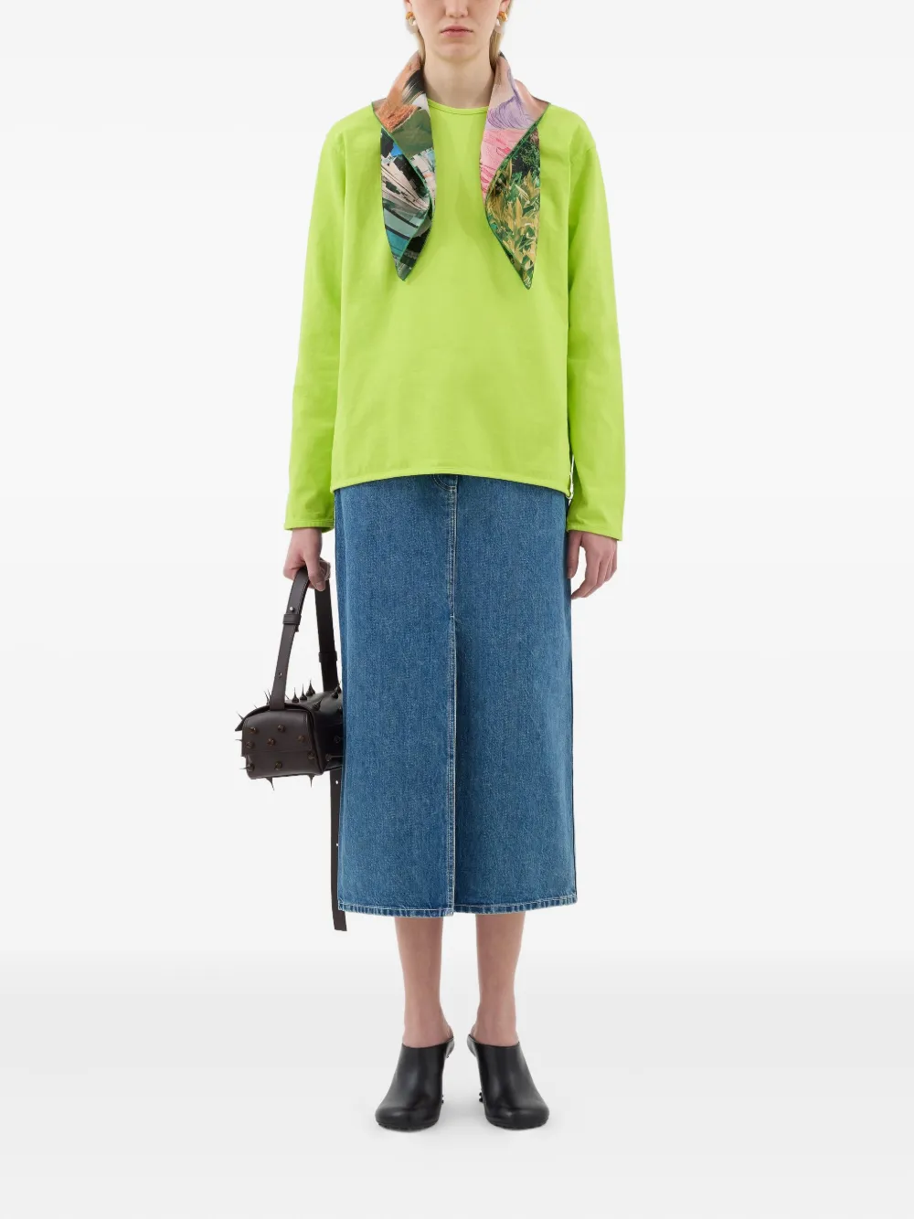 Sunnei Katoenen T-shirt Groen
