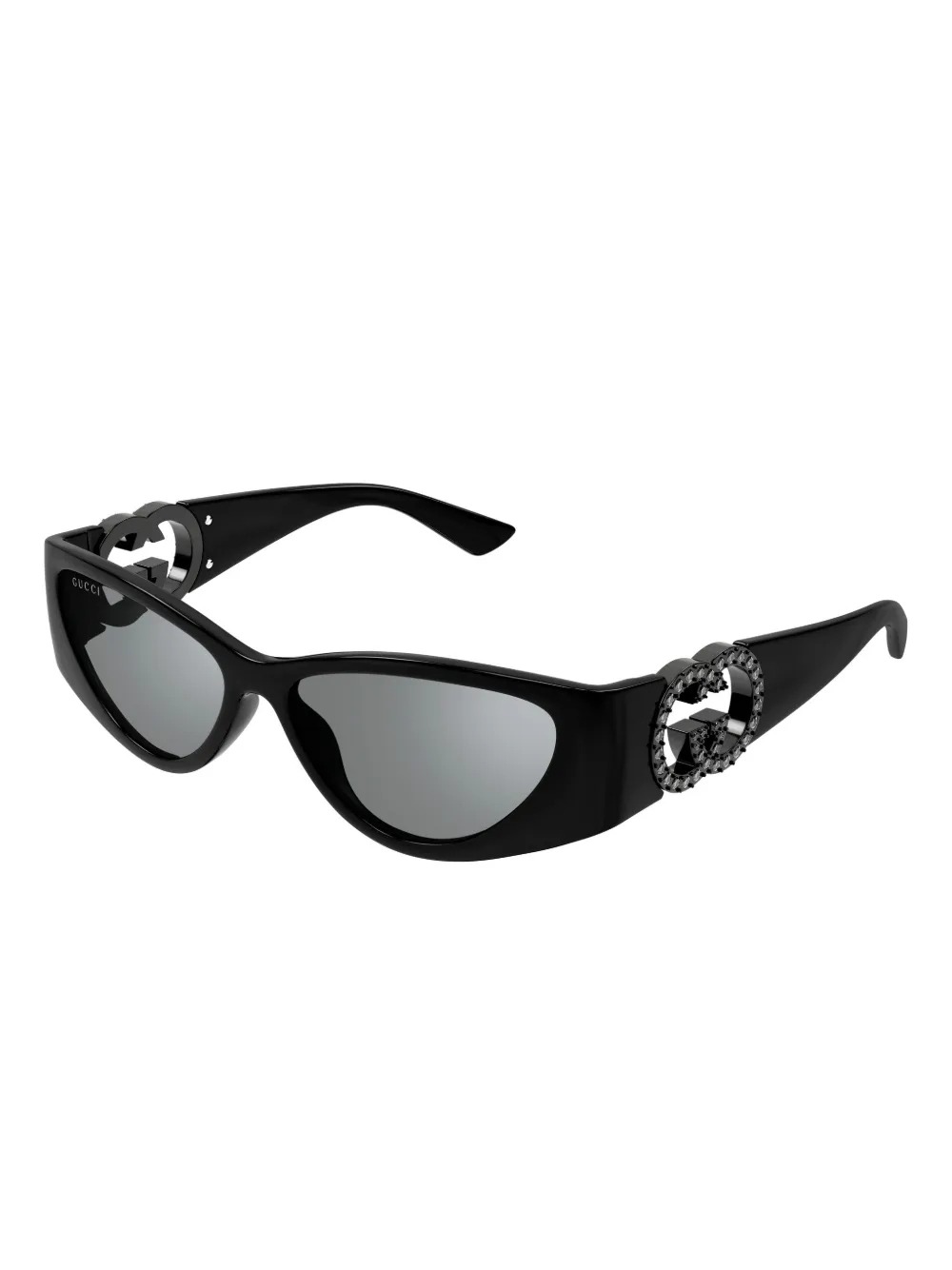 Gucci Eyewear oval-frame sunglasses - Zwart