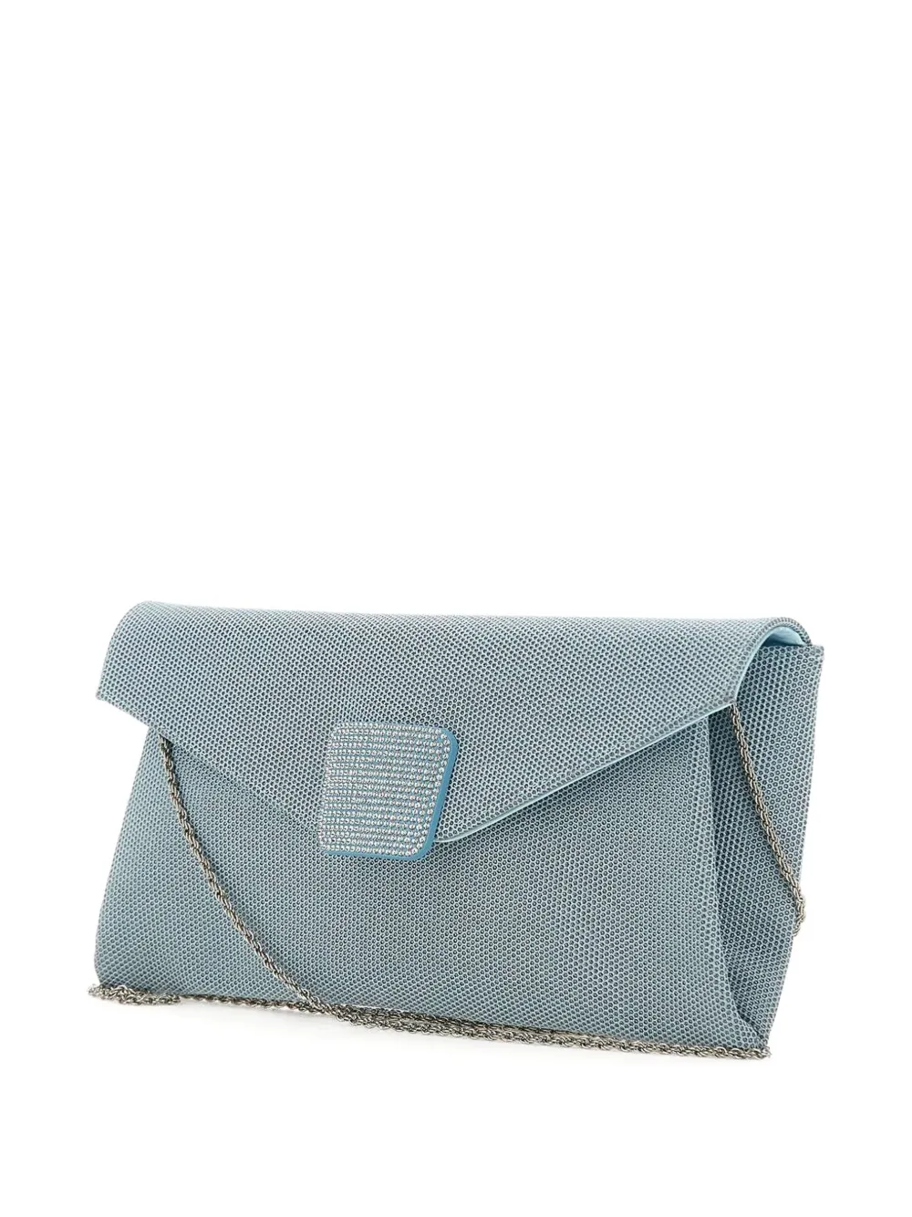 Twenty Four Haitch Saturno Clutch Bag In Blue