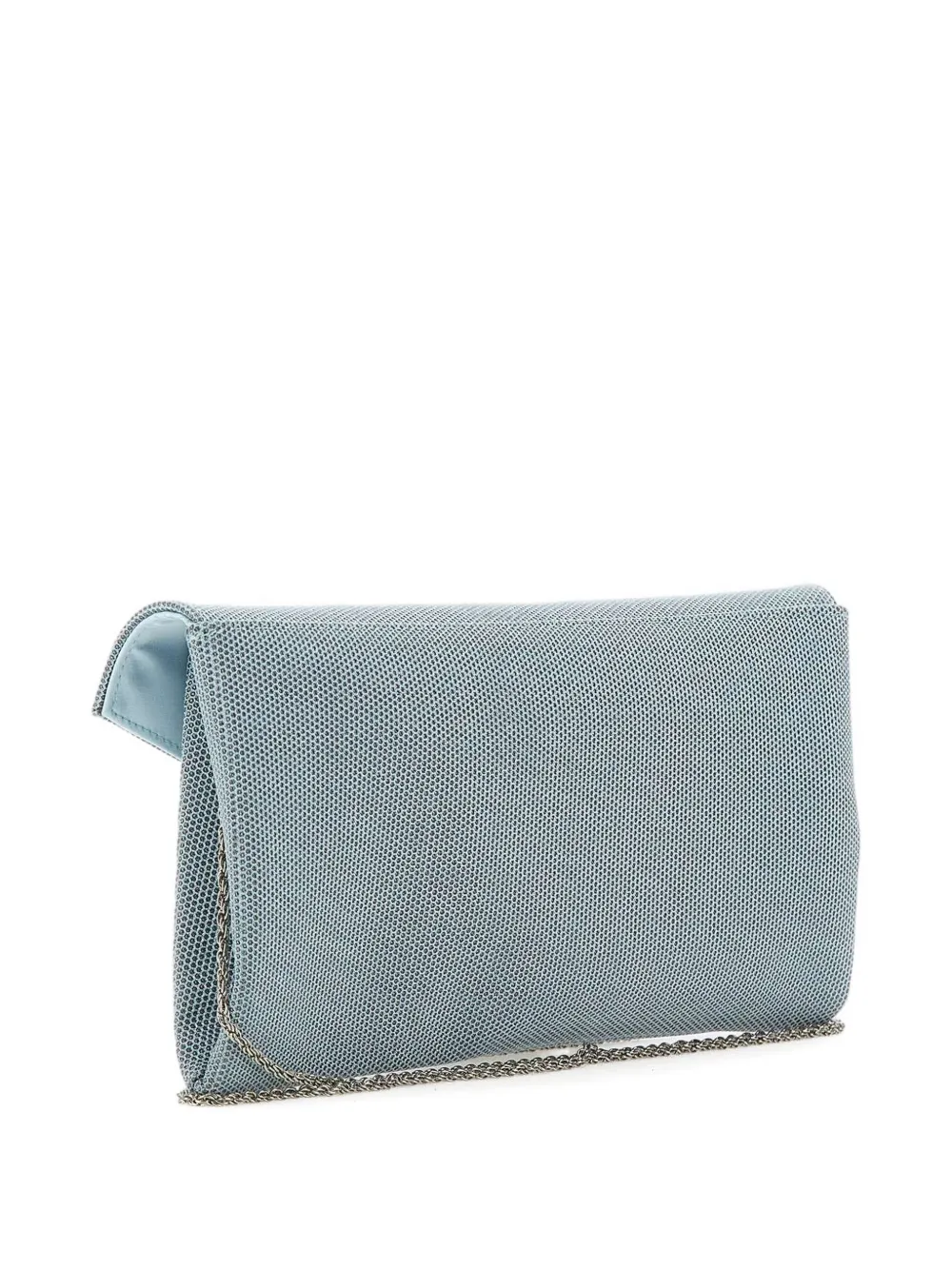 Twenty Four Haitch Saturno Clutch Bag In Blue