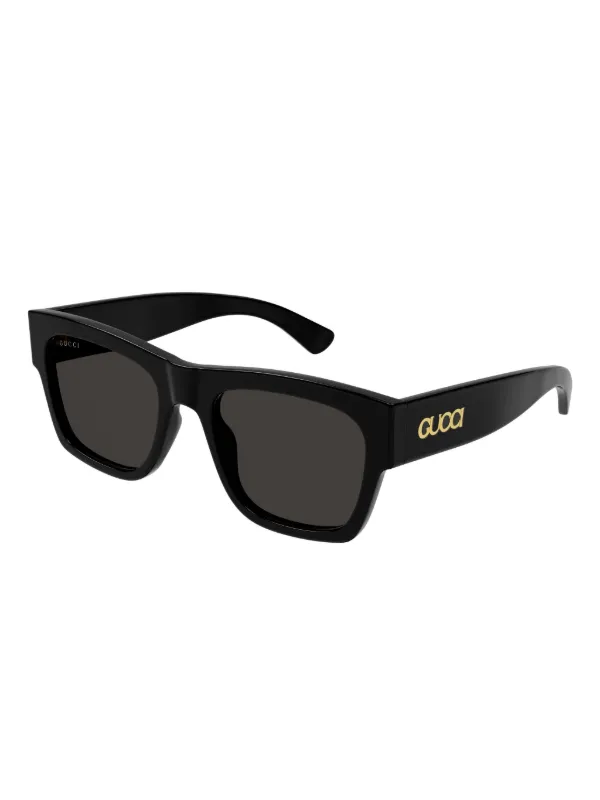 Gucci Eyewear square-frame Sunglasses | Black | FARFETCH display picture 1