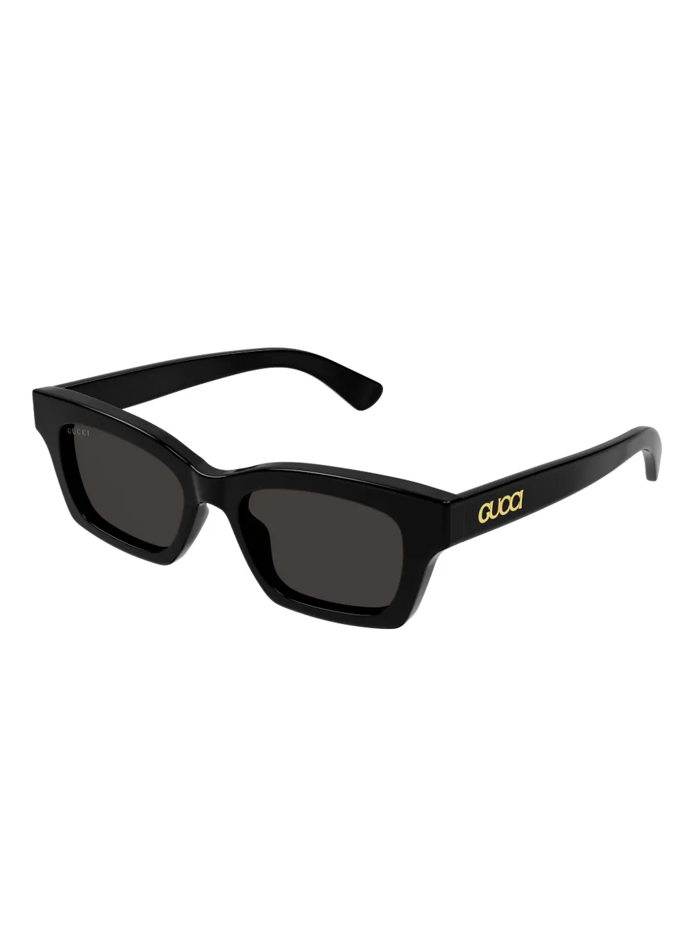 Gucci Eyewear Zonnebril met rechthoekig montuur - Zwart
