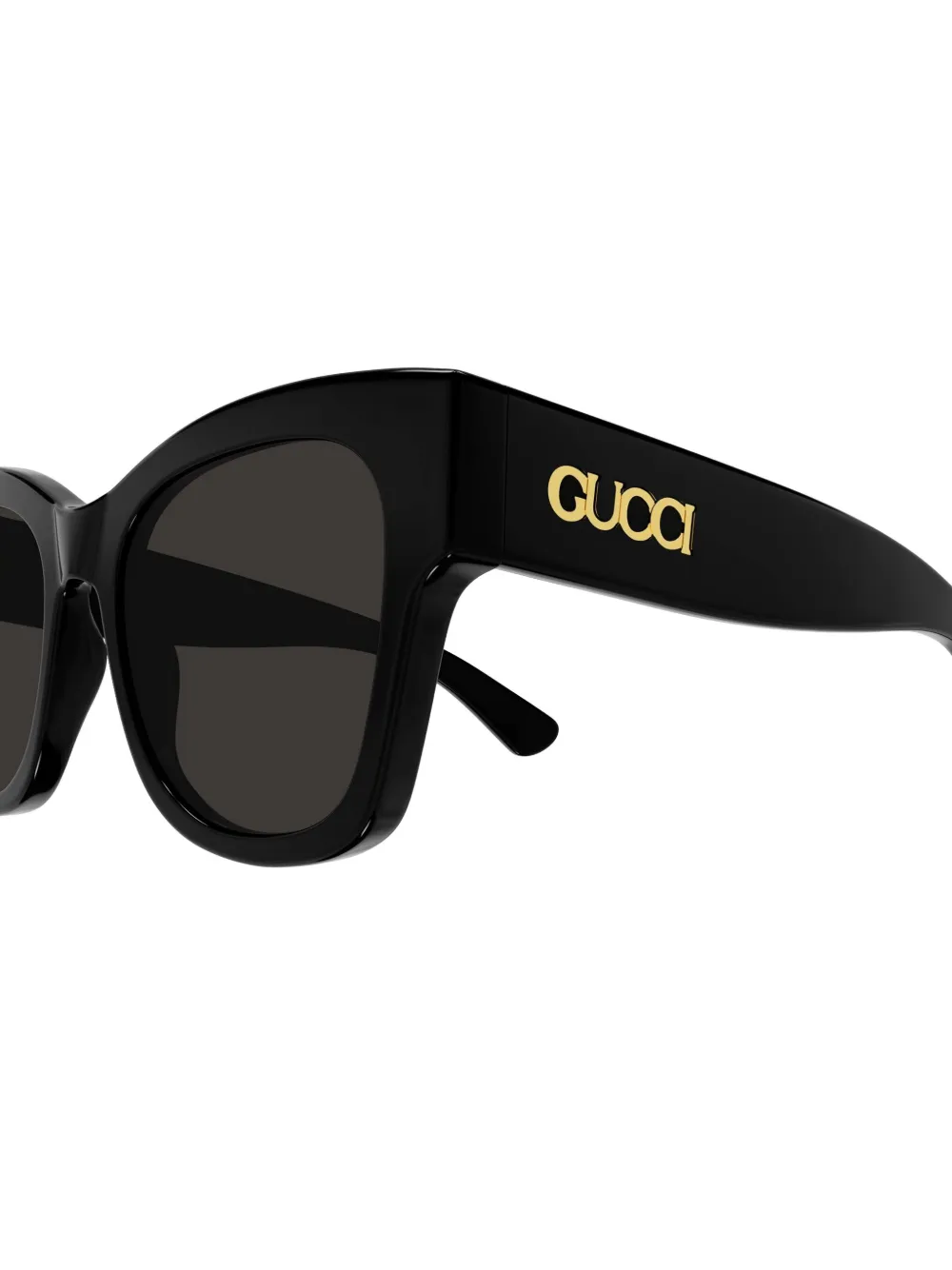 Gucci Eyewear Zonnebril met vierkant montuur Zwart