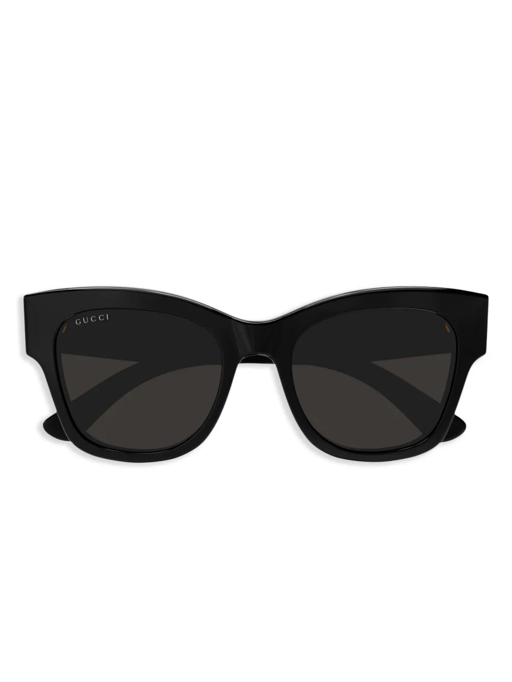 Gucci Eyewear Zonnebril met vierkant montuur Zwart