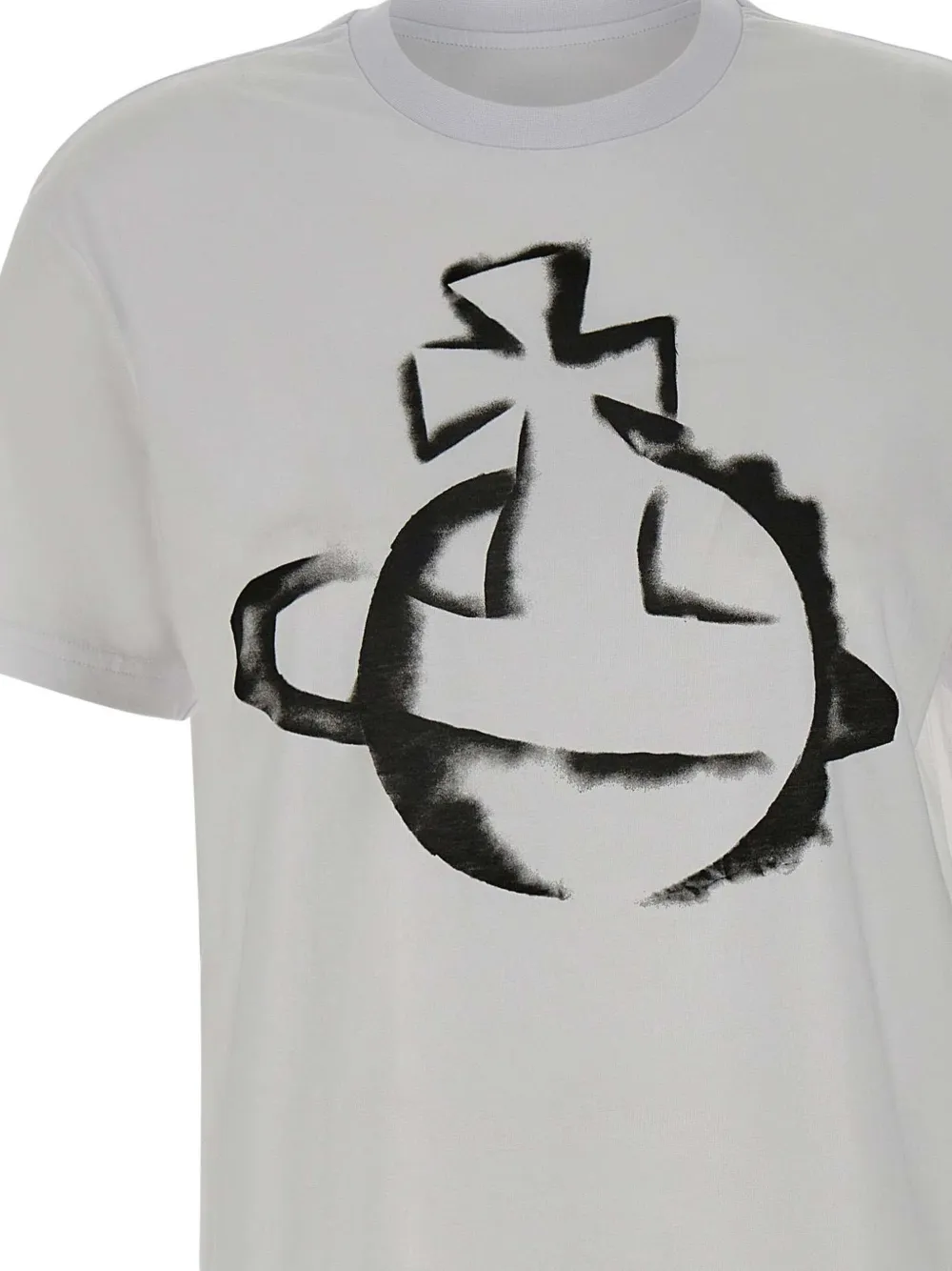 Vivienne Westwood Orb T-shirt met logoprint Wit
