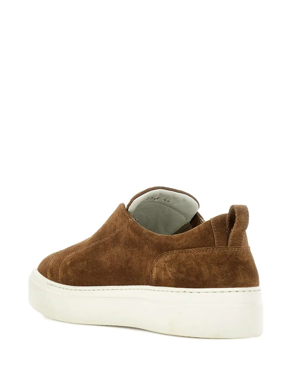 Kiton suede sneakers Brown