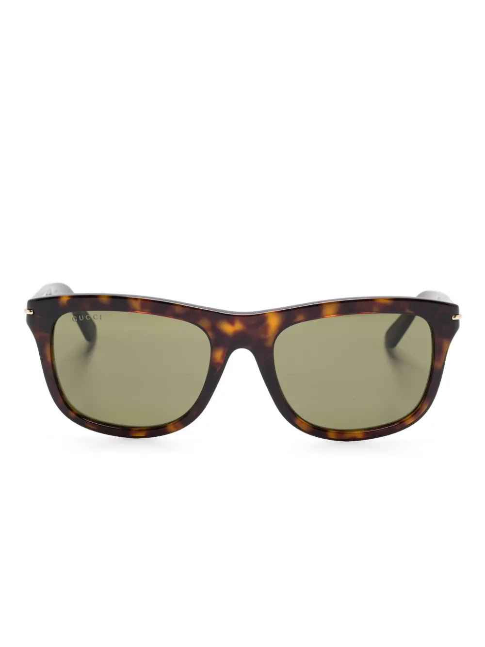 Gucci Pre-Owned square-frame sunglasses | Brown | Image 1