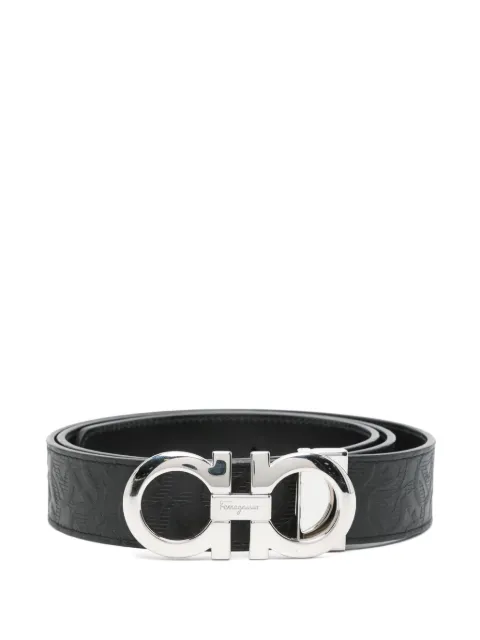 Ferragamo Pre-Owned embossed Gancini belt