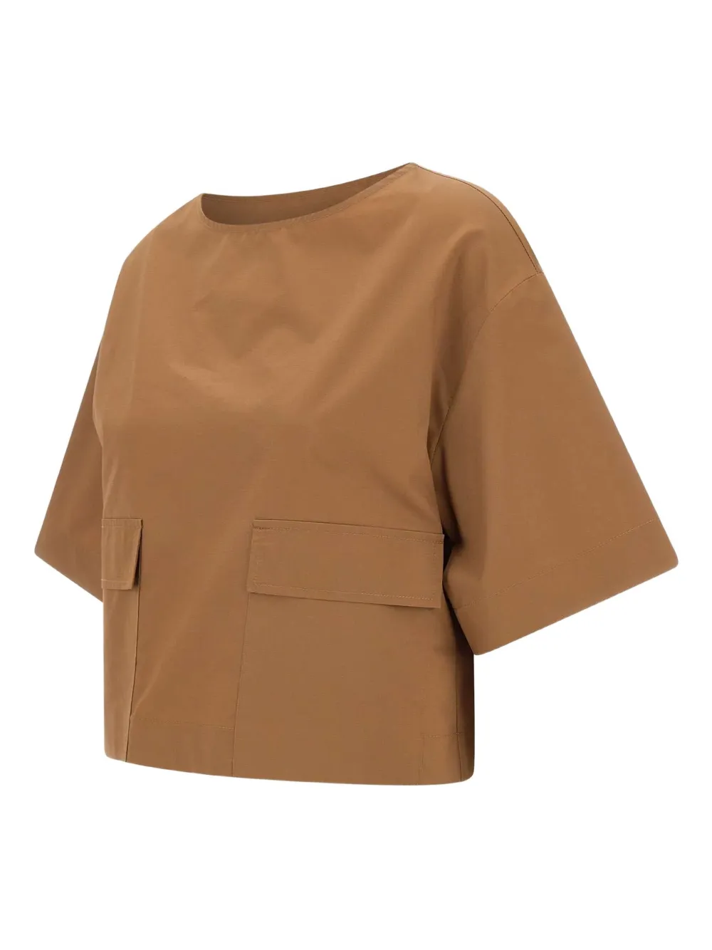 kaos Katoenen shirt Bruin