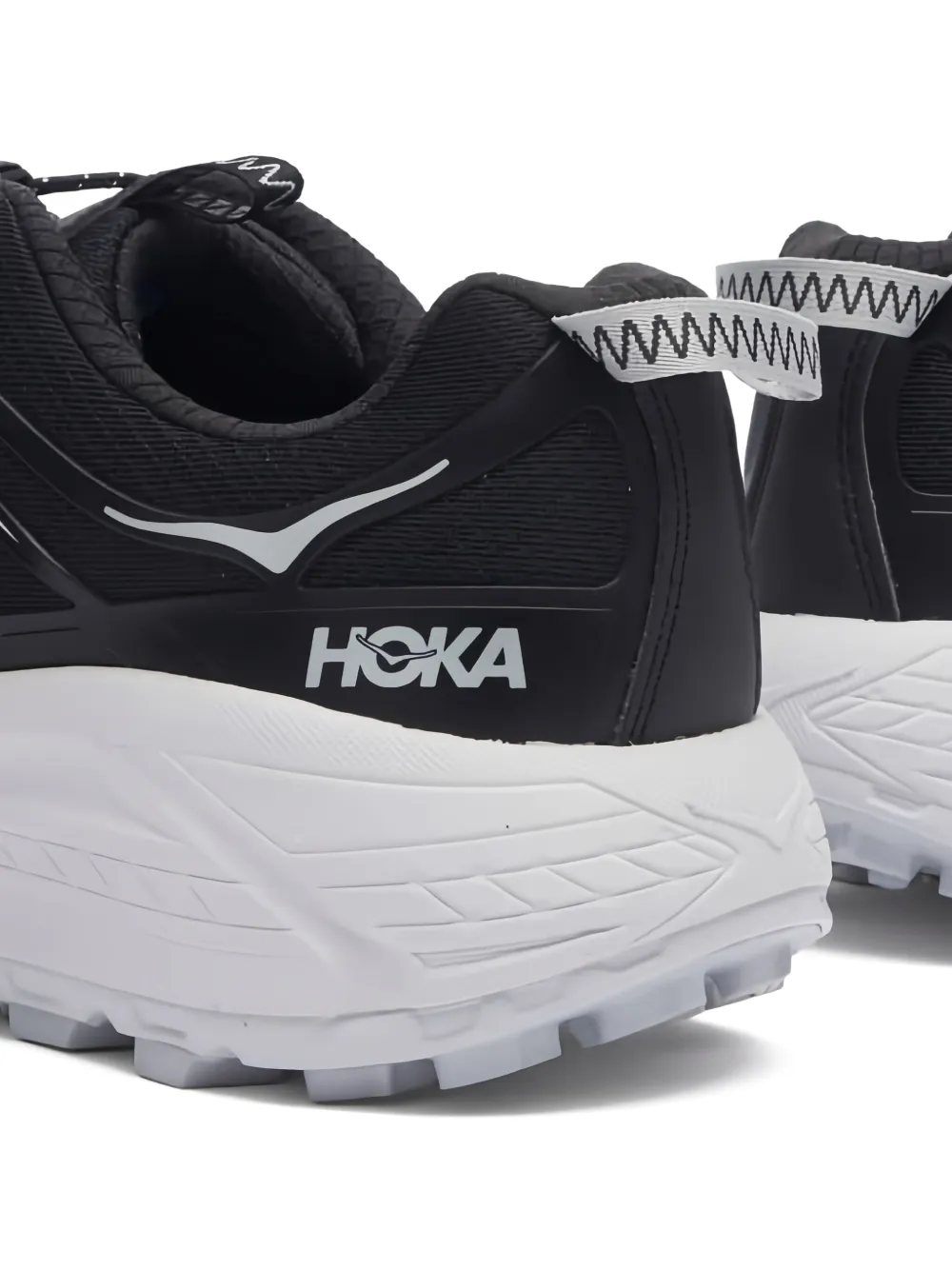 HOKA Mafate Three2 mesh-panelled sneakers Black