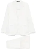 Tagliatore linen suit - White