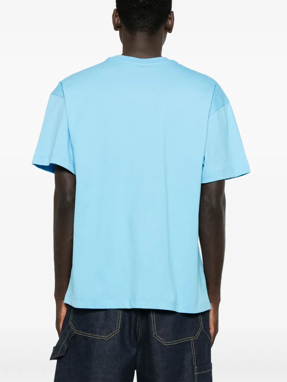 MSGM T-shirt met logoprint Blauw