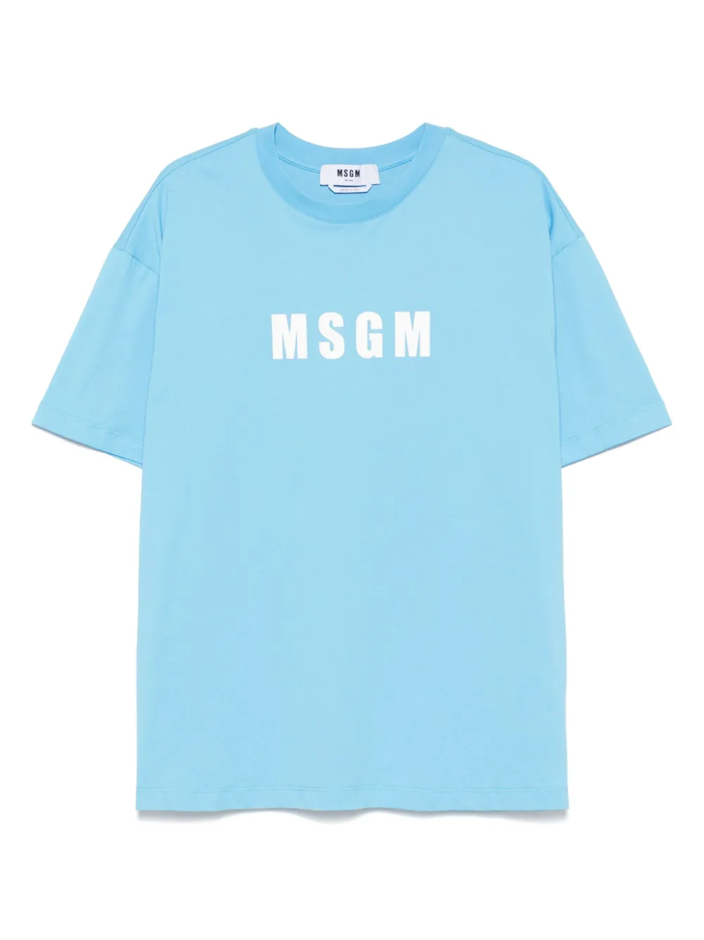 MSGM logo-print T-shirt | Blue | Image 1